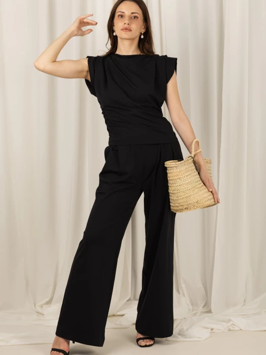 Zdjęcie produktu Rzeźbiący top drapowany z bawełny Ultra Smooth - Drape LAÏF