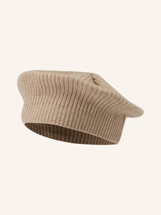 Zdjęcie produktu S.Marlon Dzianinowa Czapka Z Kaszmiru beige