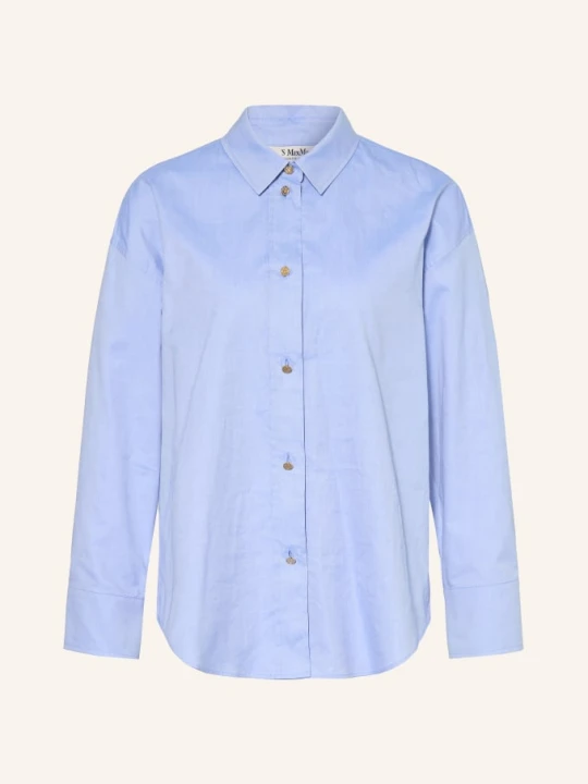 Zdjęcie produktu S Max Mara Bluzka Koszulowa Volonta blau NIEBIESKI