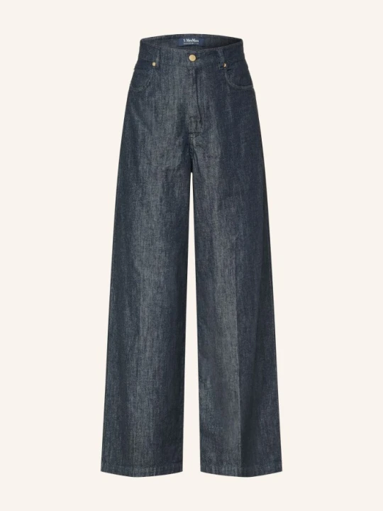 Zdjęcie produktu S Max Mara Dżinsy Z Szerokimi Nogawkami Lavinia blau 001 ultramarine