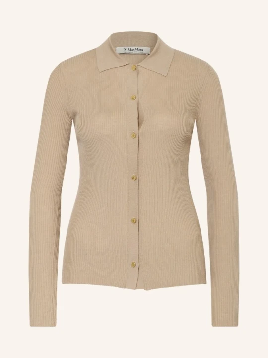 Zdjęcie produktu S Max Mara Kardigan Limone beige JASNOBRĄZOWY