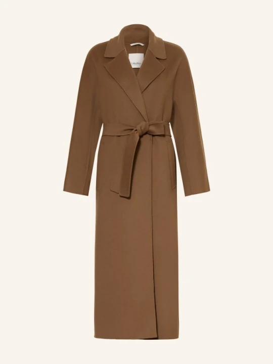 Zdjęcie produktu S Max Mara Płaszcz Wełniany Penelope braun JASNOBRĄZOWY