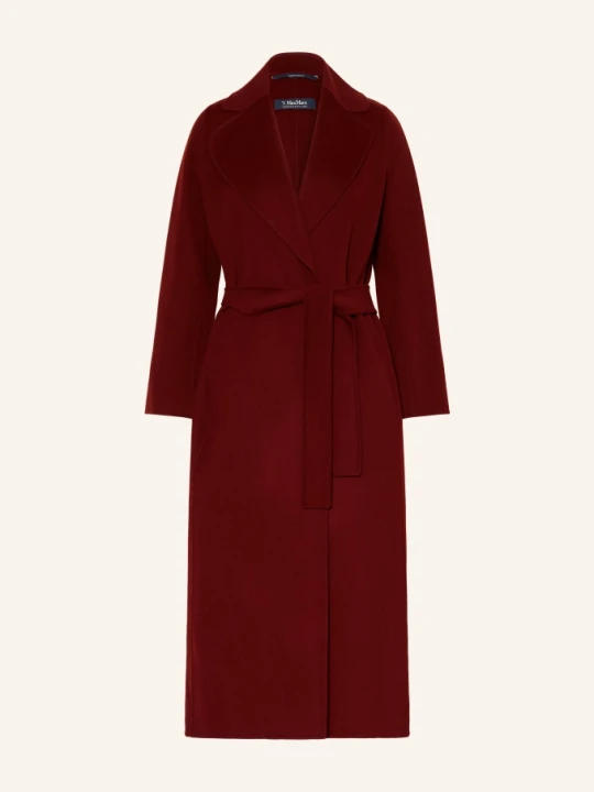 Zdjęcie produktu S Max Mara Płaszcz Wełniany Poldo rot CIEMNOCZERWONY