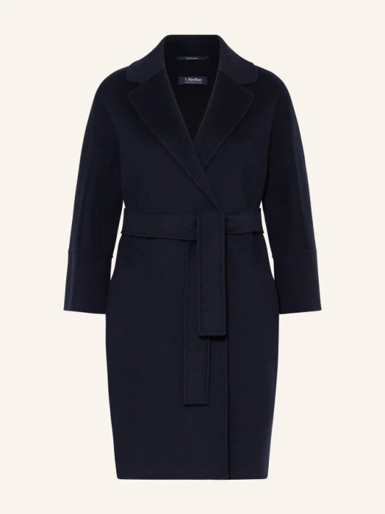 Zdjęcie produktu S Max Mara Płaszcz Z Wełny Arona blau GRANATOWY