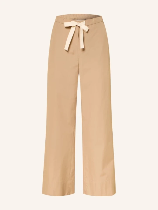 Zdjęcie produktu S Max Mara Spodnie Culotte Argento braun BEŻOWY