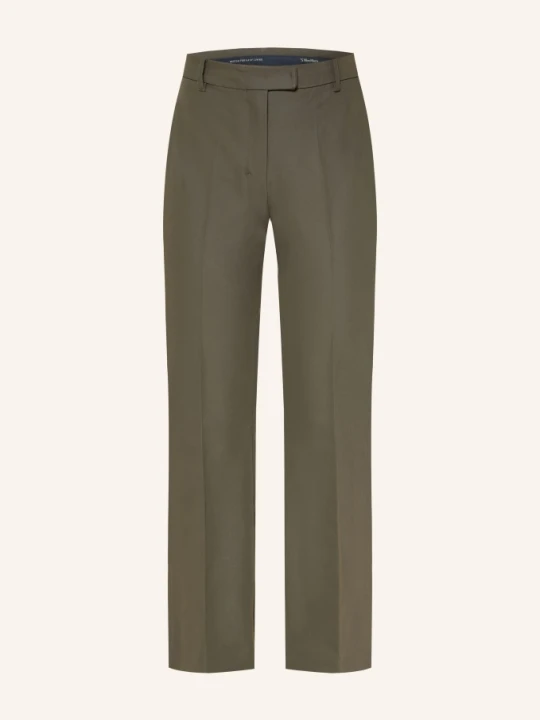 Zdjęcie produktu S Max Mara Spodnie Z Rozszerzanymi Nogawkami Fatina grau KHAKI