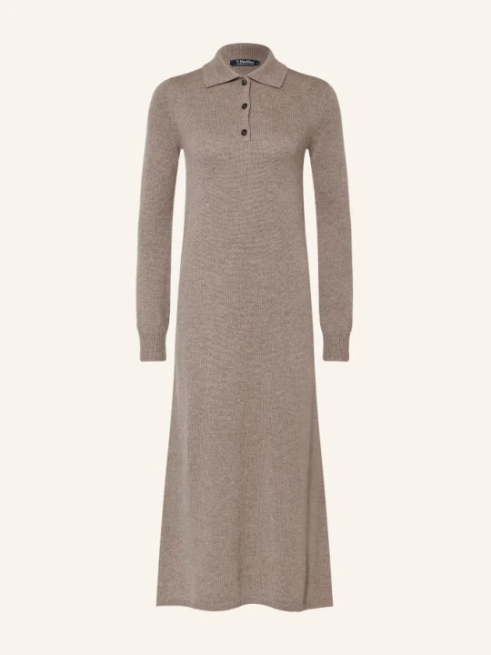 Zdjęcie produktu S Max Mara Sukienka Z Dzianiny Onore beige JASNOBRĄZOWY