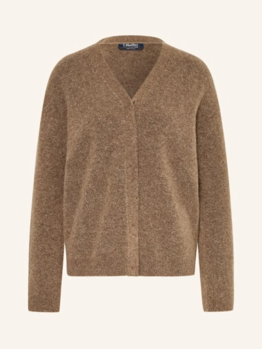 Zdjęcie produktu S Max Mara Sweter Mora Z Alpaki braun KONIAKOWY
