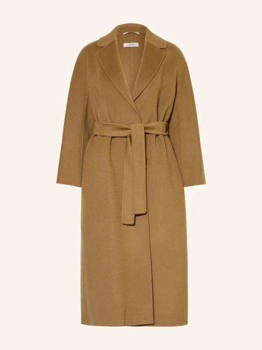 Zdjęcie produktu S Max Mara Wełniany Płaszcz Esturia beige