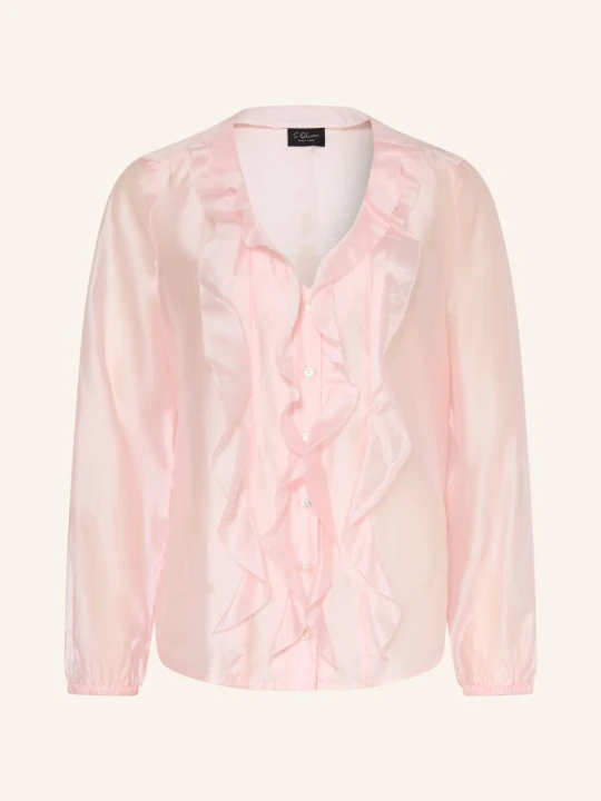 Zdjęcie produktu S.Oliver Black Label Bluzka Z Falbanami rosa JASNORÓŻOWY