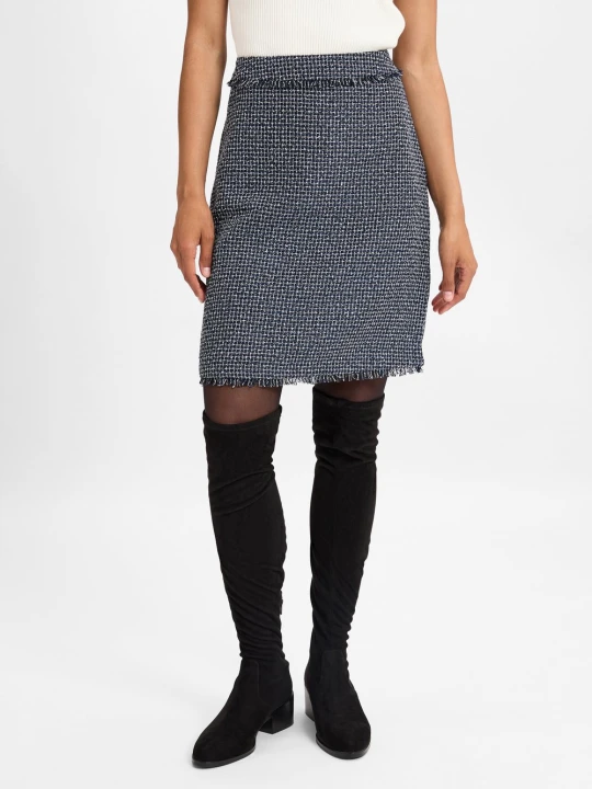 Zdjęcie produktu s.Oliver BLACK LABEL spódnica mini Kobiety Sztuczne włókno niebieski