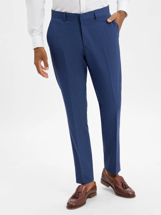 Zdjęcie produktu s.Oliver BLACK LABEL spodnie z zestawu modułowego Mężczyźni Slim Fit niebieski