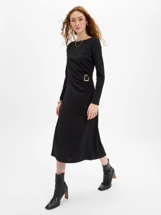 Zdjęcie produktu s.Oliver BLACK LABEL Sukienka midi marki Damem Kobiety czarny