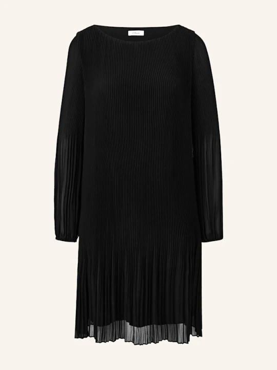 Zdjęcie produktu S.Oliver Black Label Sukienka Plisowana schwarz
