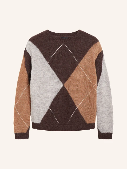 Zdjęcie produktu S.Oliver Black Label Sweter Z Błyszczącą Przędzą braun