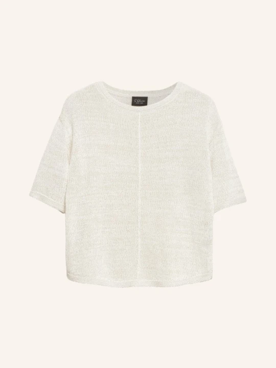 Zdjęcie produktu S.Oliver Black Label Sweter Z Dzianiny Z Brokatową Przędzą weiss