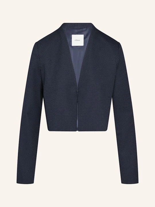 Zdjęcie produktu S.Oliver Black Label Żakiet Pudełkowy blau GRANATOWY