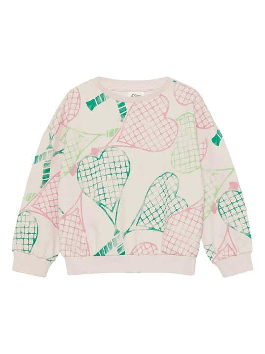 Zdjęcie produktu s.Oliver Bluza w kolorze beżowym rozmiar: 128 / 134