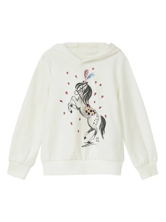 Zdjęcie produktu s.Oliver Bluza w kolorze białym rozmiar: 116/122