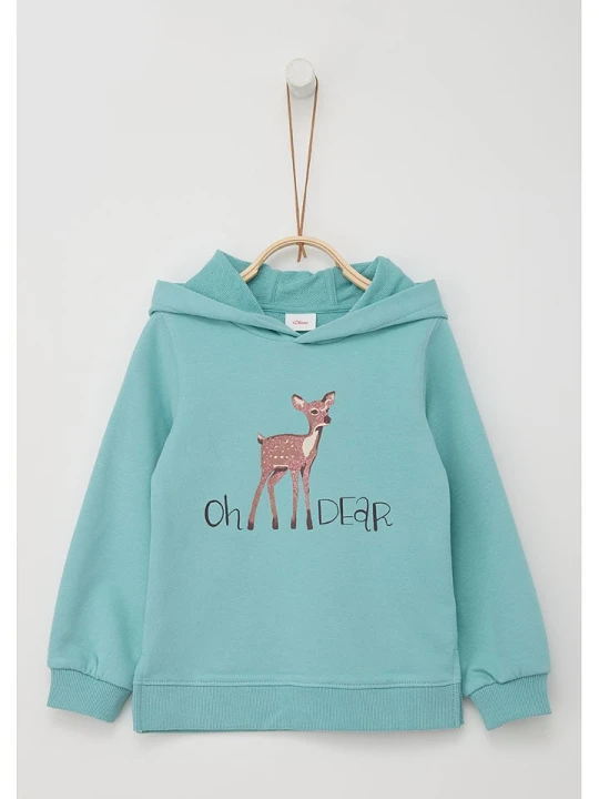 Zdjęcie produktu s.Oliver Bluza w kolorze turkusowym rozmiar: 128/134
