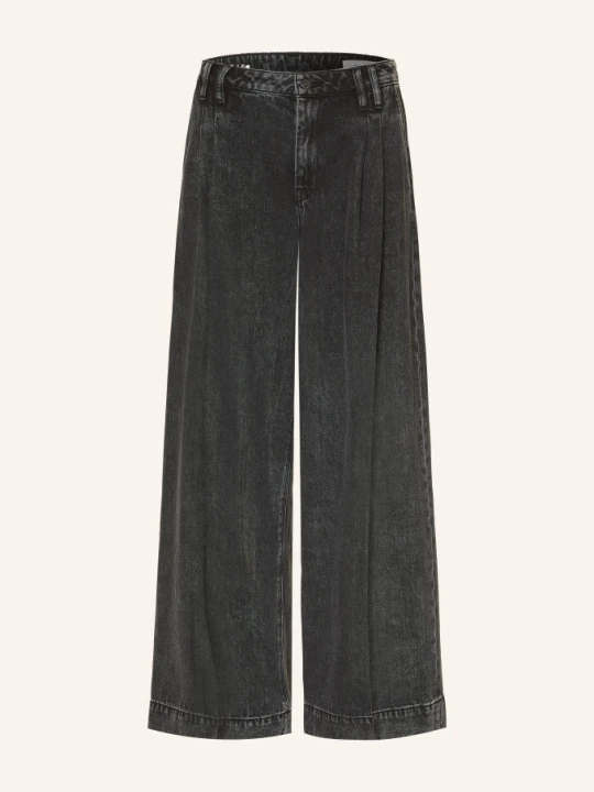 Zdjęcie produktu S.Oliver Jeansy Wide Leg schwarz czarny