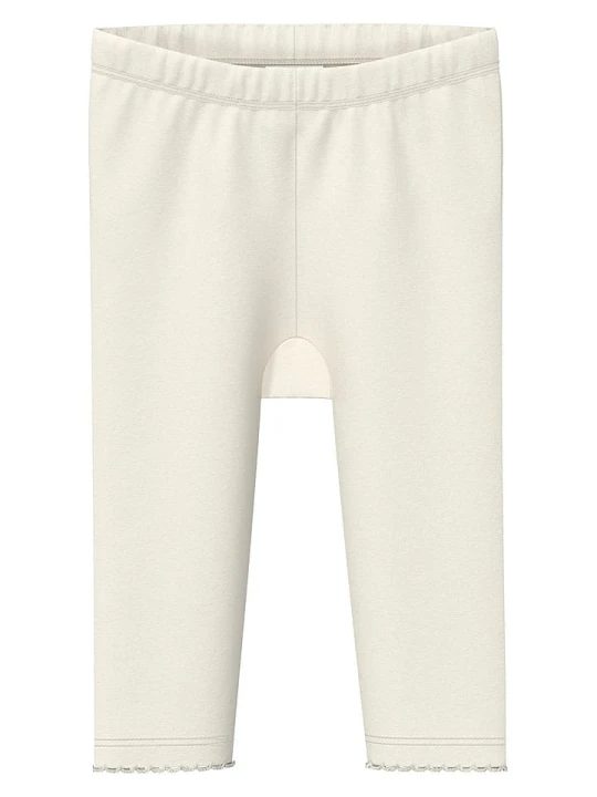 Zdjęcie produktu s.Oliver Legginsy w kolorze kremowym rozmiar: 86