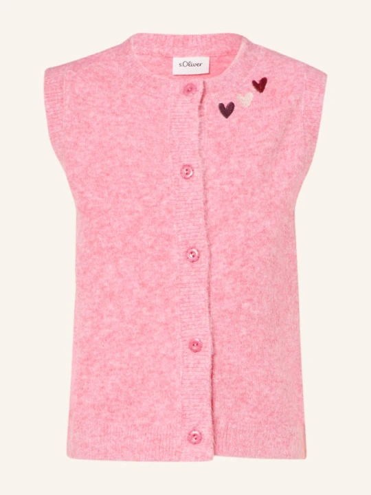 Zdjęcie produktu S.Oliver Red Kamizelka Z Dzianiny rosa