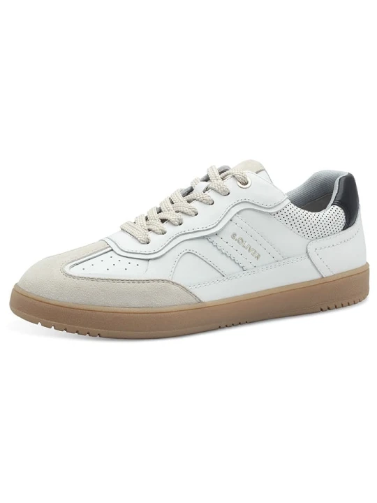 Zdjęcie produktu s.Oliver Sneakersy w kolorze biało-beżowym rozmiar: 39