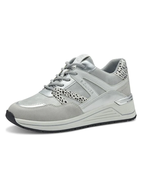Zdjęcie produktu s.Oliver Sneakersy w kolorze srebrnym rozmiar: 39