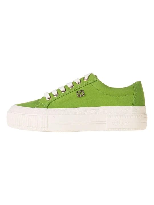 Zdjęcie produktu s.Oliver Sneakersy w kolorze zielonym rozmiar: 39