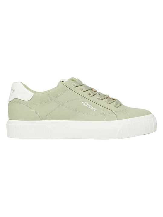 Zdjęcie produktu s.Oliver Sneakersy w kolorze zielonym rozmiar: 41