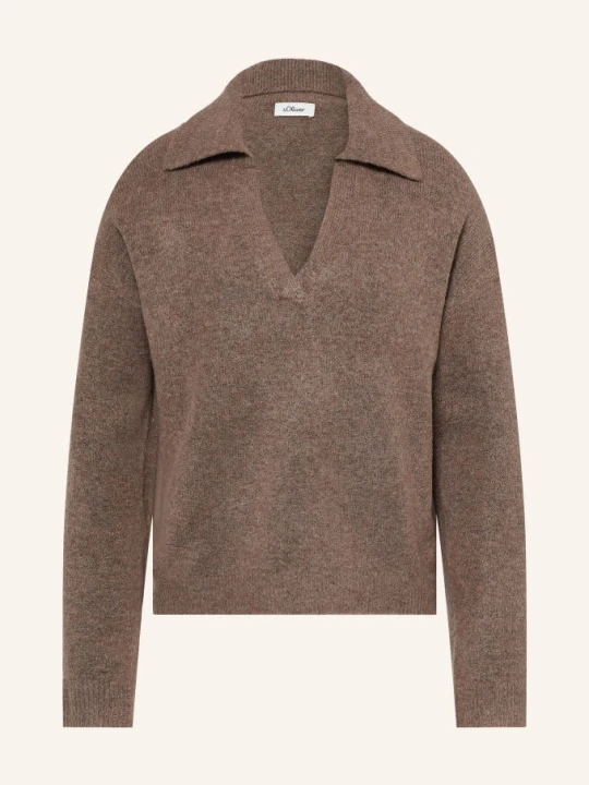 Zdjęcie produktu S.Oliver Sweter beige BRĄZOWY