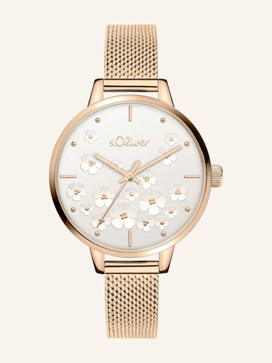 Zdjęcie produktu S.Oliver Zegarek Na Rękę Ze Stali Szlachetnej rosegold