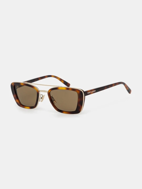 Zdjęcie produktu Saint Laurent okulary przeciwsłoneczne brązowy