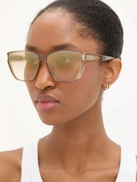 Zdjęcie produktu Saint Laurent okulary przeciwsłoneczne żółty