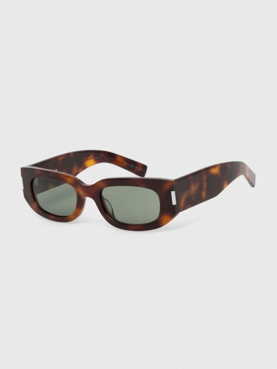 Zdjęcie produktu Saint Laurent okulary przeciwsłoneczne brązowy