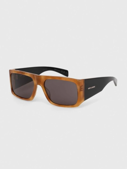 Zdjęcie produktu Saint Laurent okulary przeciwsłoneczne brązowy
