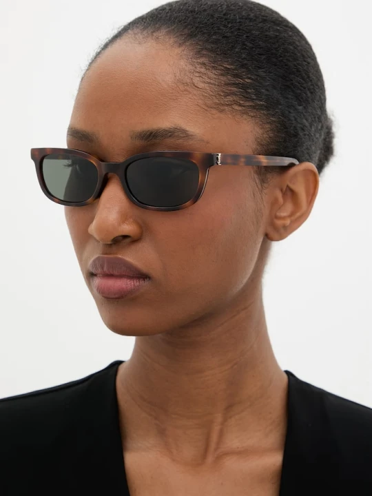 Zdjęcie produktu Saint Laurent okulary przeciwsłoneczne damskie brązowy