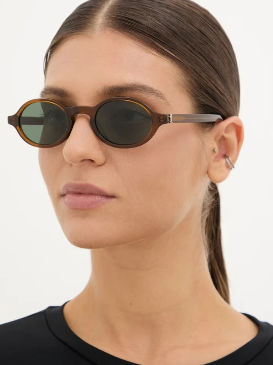 Zdjęcie produktu Saint Laurent okulary przeciwsłoneczne damskie brązowy