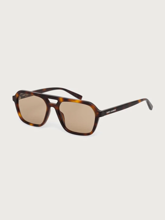 Zdjęcie produktu Saint Laurent okulary przeciwsłoneczne damskie brązowy