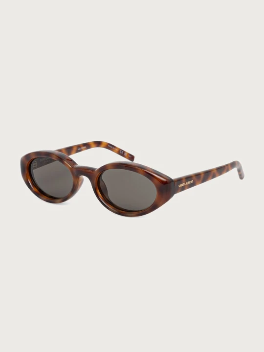 Zdjęcie produktu Saint Laurent okulary przeciwsłoneczne damskie brązowy