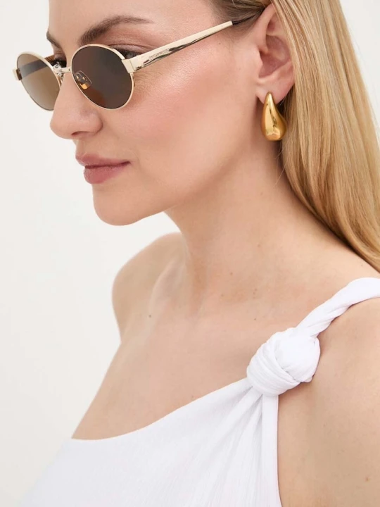 Zdjęcie produktu Saint Laurent okulary przeciwsłoneczne złoty