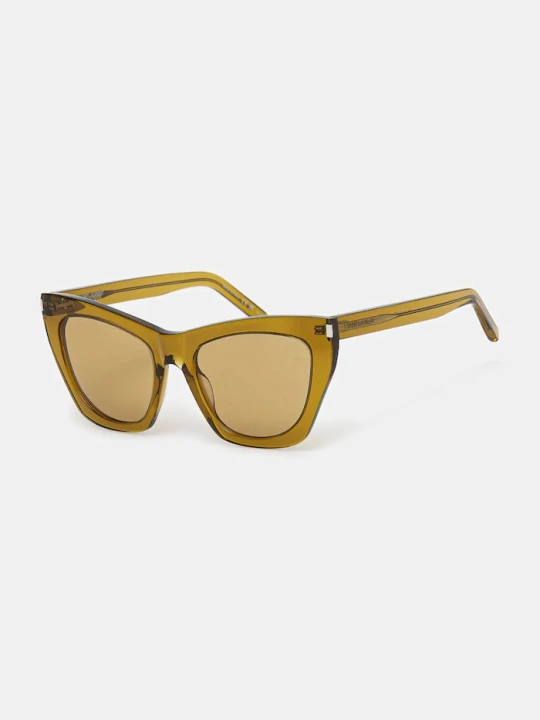 Zdjęcie produktu Saint Laurent okulary przeciwsłoneczne KATE brązowy