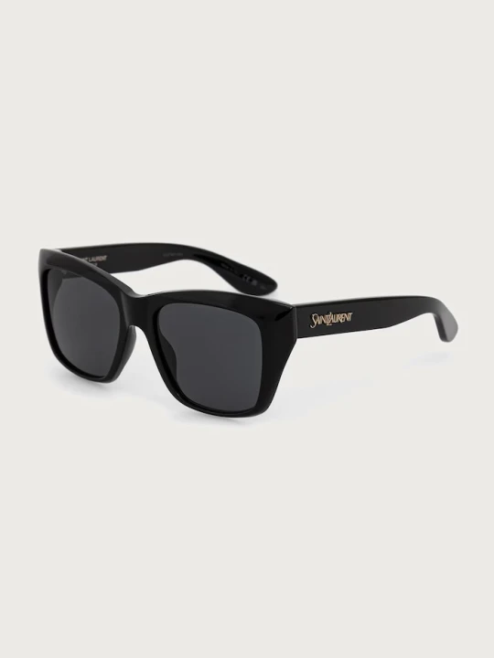 Zdjęcie produktu Saint Laurent okulary przeciwsłoneczne kocie oczy damskie czarny