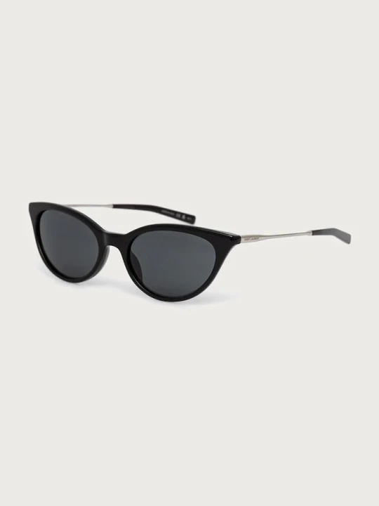 Zdjęcie produktu Saint Laurent okulary przeciwsłoneczne kocie oczy damskie czarny