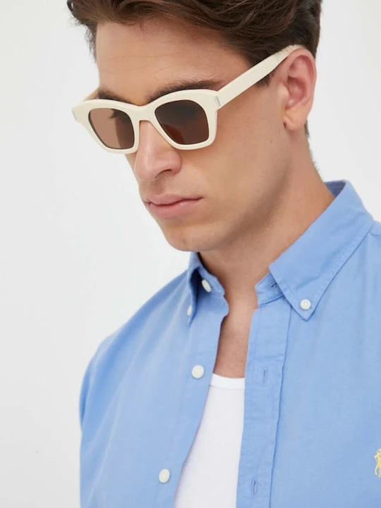 Zdjęcie produktu Saint Laurent okulary przeciwsłoneczne beżowy