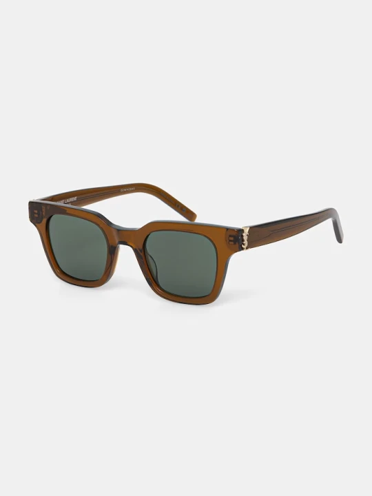 Zdjęcie produktu Saint Laurent okulary przeciwsłoneczne kwadratowe brązowy