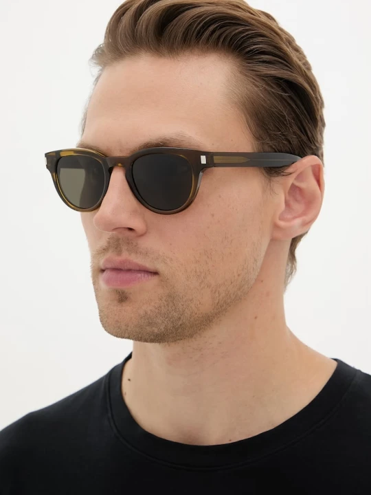 Zdjęcie produktu Saint Laurent okulary przeciwsłoneczne męskie zielony