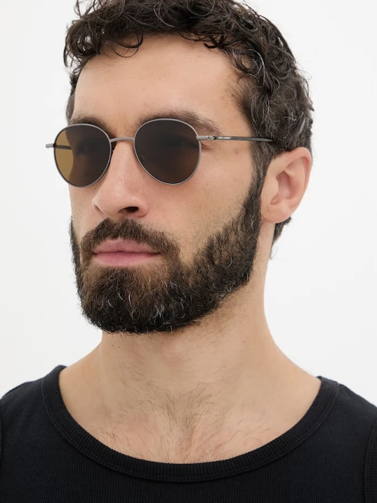 Zdjęcie produktu Saint Laurent okulary przeciwsłoneczne męskie szary