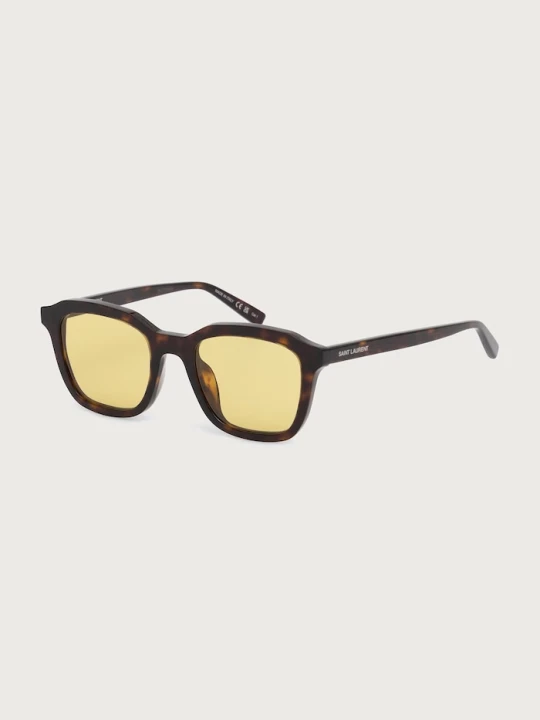 Zdjęcie produktu Saint Laurent okulary przeciwsłoneczne męskie brązowy